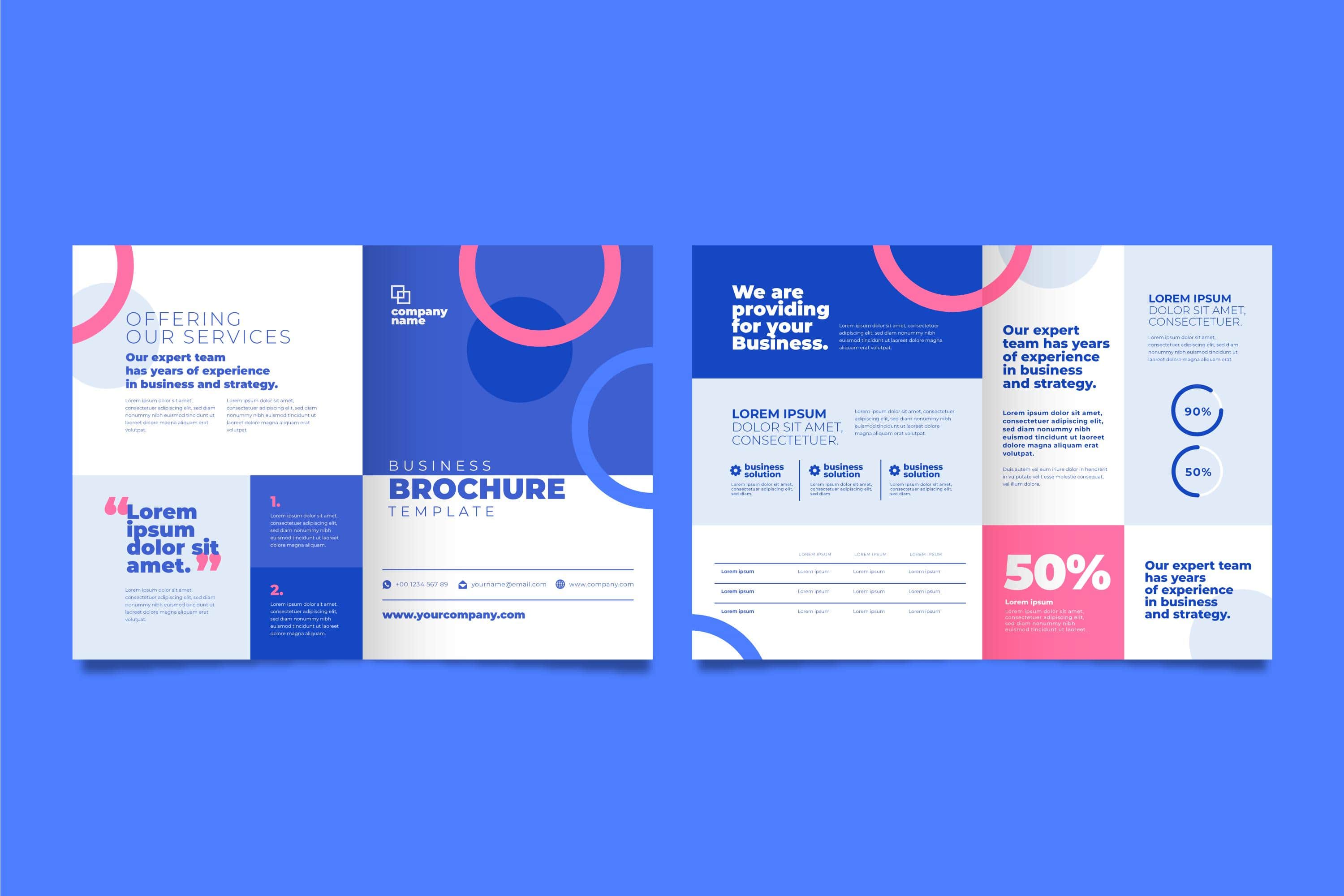 Broşür-A4 Tek Kırımlı Broşür